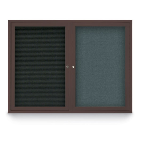 Corkboard, Buff /Bronze, 18" x 24"